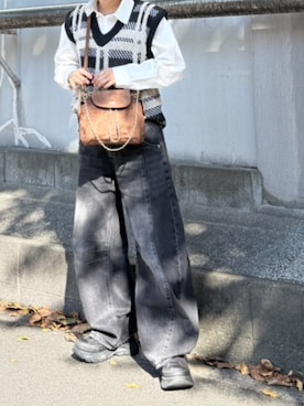 「ALTROSE（アルトローズ）のアイテム」を使った、HARUさん（レディース・153cm）の秋コーディネート
