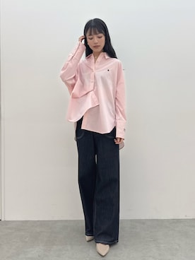 「TONAL（トーナル）のアイテム」を使った、ERICAさん（レディース・163cm）の夏コーディネート