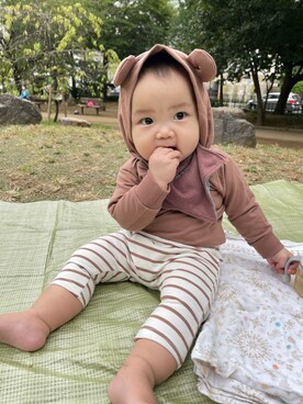 「アイテム（ママ＆ベビー）」を使った、iamkoyo1125さん（キッズ・124cm）の春コーディネート