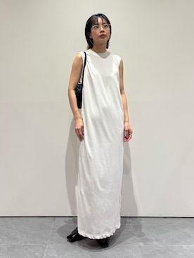 「ATON（エイトン）のアイテム」を使った、THE TOKYO WOMENSさん（レディース・156cm）の夏コーディネート