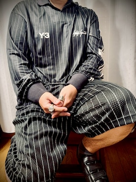 「Y-3(ワイスリー)のアイテム」を使った、The P.B.W.さん(メンズ・175cm)の夏コーディネート