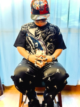 「Ground Y（グラウンドワイ）のアイテム」を使った、The P.B.W.さん（メンズ・175cm）の秋コーディネート