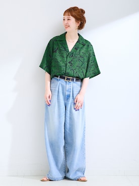 「Simplicite（サンプリシテ）のアイテム」を使った、 Kanakoさん（レディース・163cm）の春コーディネート