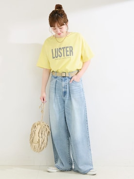 「Simplicite（サンプリシテ）のアイテム」を使った、 Kanakoさん（レディース・163cm）の春コーディネート