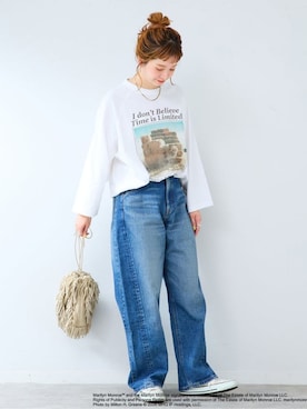 「GOOD ROCK SPEED（グッドロックスピード）のアイテム」を使った、 Kanakoさん（レディース・163cm）の秋コーディネート