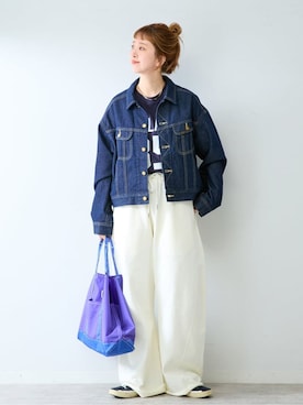 「Russell Athletic（ラッセルアスレティック）のアイテム」を使った、 Kanakoさん（レディース・163cm）の秋コーディネート