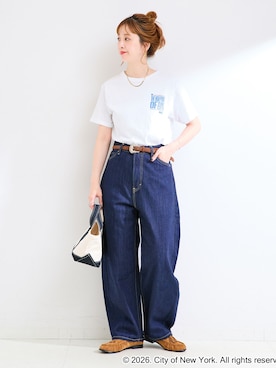 「MOHI（モヒ）のアイテム」を使った、 Kanakoさん（レディース・163cm）の秋コーディネート