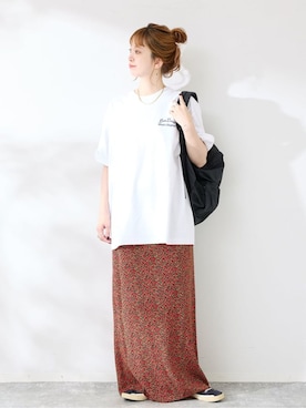 「BEN DAVIS（ベンデイビス）のアイテム」を使った、 Kanakoさん（レディース・163cm）の夏コーディネート