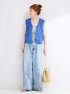 「Simplicite（サンプリシテ）のアイテム」を使った、 Kanakoさん（レディース・163cm）の秋コーディネート