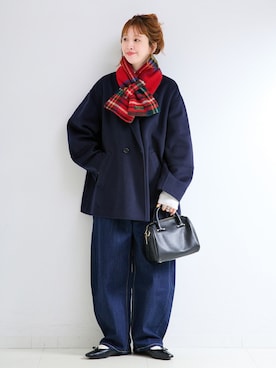 「B.C STOCK（ベーセーストック）のアイテム」を使った、 Kanakoさん（レディース・163cm）の秋コーディネート