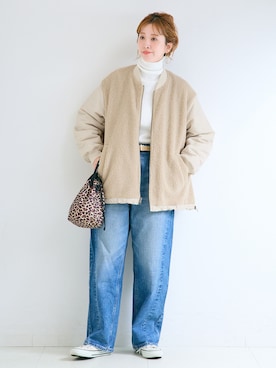 「Drifter（ドリフター）のアイテム（バッグ）」を使った、 Kanakoさん（レディース・163cm）の秋コーディネート
