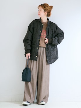 「B.C STOCK（ベーセーストック）のアイテム」を使った、 Kanakoさん（レディース・163cm）の秋コーディネート