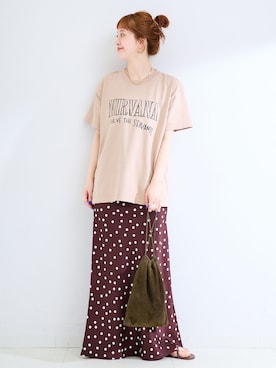 「GOOD ROCK SPEED（グッドロックスピード）のアイテム」を使った、 Kanakoさん（レディース・163cm）の夏コーディネート