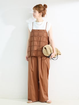 「セットアイテム」｜ Kanakoさん（レディース・163cm）の秋コーディネート