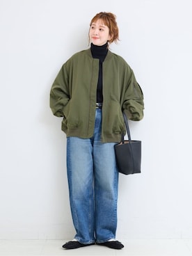 「B.C STOCK（ベーセーストック）のアイテム」を使った、 Kanakoさん（レディース・163cm）の秋コーディネート