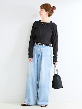 「セットアイテム」｜ Kanakoさん（レディース・163cm）の春コーディネート