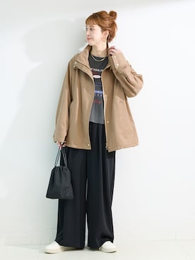 「B.C STOCK（ベーセーストック）のアイテム」を使った、 Kanakoさん（レディース・163cm）の秋コーディネート