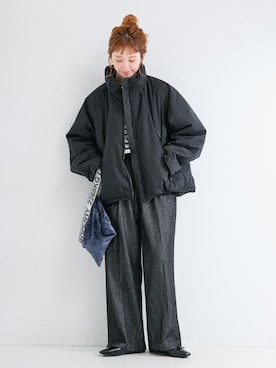 「WILD THINGS（ワイルドシングス）のアイテム（ジャケット/アウター）」を使った、 Kanakoさん（レディース・163cm）の秋コーディネート