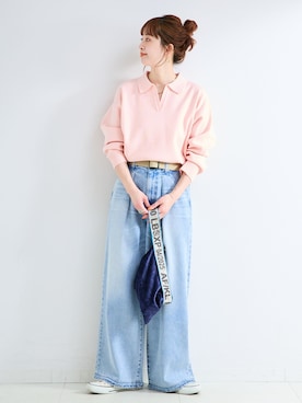 「Simplicite（サンプリシテ）のアイテム」を使った、 Kanakoさん（レディース・163cm）の秋コーディネート