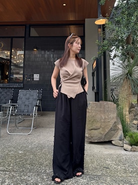 「SOYEN（ソイエン）のアイテム」を使った、miupeiさん（レディース・158cm）の夏コーディネート