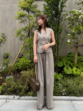 「SOYEN（ソイエン）のアイテム」を使った、miupeiさん（レディース・158cm）の夏コーディネート
