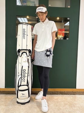 「アイテム（サンバイザー）」を使った、sioさん（レディース・165cm）の夏コーディネート