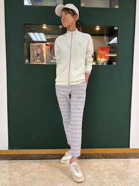 「ADABAT STREAM（アダバットストリーム）のアイテム」を使った、sioさん（レディース・165cm）の夏コーディネート