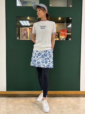 「アイテム（サンバイザー）」を使った、sioさん（レディース・165cm）の夏コーディネート