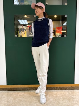 「ゴルフ」｜sioさん（レディース・165cm）の秋コーディネート