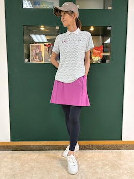 「adabat（アダバット）のアイテム」を使った、sioさん（レディース・165cm）の夏コーディネート