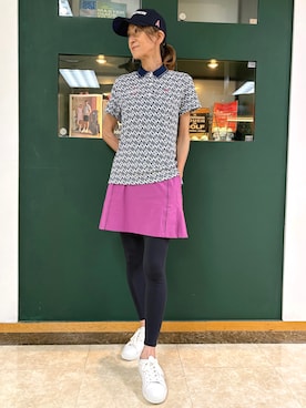 「adabat（アダバット）のアイテム」を使った、sioさん（レディース・165cm）の夏コーディネート
