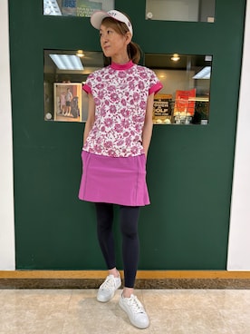 「アイテム（サンバイザー）」を使った、sioさん（レディース・165cm）の夏コーディネート