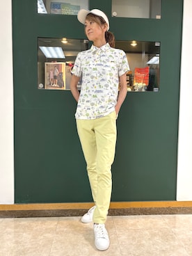 「adabat（アダバット）のアイテム」を使った、sioさん（レディース・165cm）の夏コーディネート