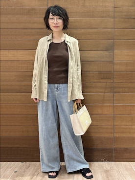 「公園」｜ゆうあさん（レディース・162cm）の春コーディネート