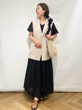 fumiさん（レディース・161cm）の夏コーディネート