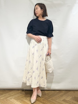 「index（インデックス）のアイテム」を使った、fumiさん（レディース・161cm）の夏コーディネート