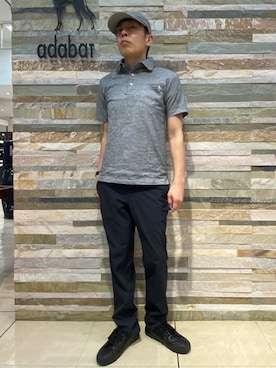 「adabat（アダバット）のアイテム」を使った、Yさん（メンズ・168cm）の夏コーディネート