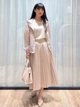 「THE SHOP TK （ザ ショップ ティーケー ）のアイテム」を使った、ぞうげさん（レディース・158cm）の春コーディネート