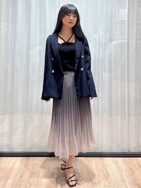 「index（インデックス）のアイテム（ジャケット/アウター）」を使った、ぞうげさん（レディース・158cm）の春コーディネート