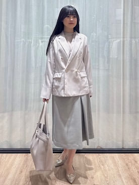 「index（インデックス）のアイテム（ジャケット/アウター）」を使った、ぞうげさん（レディース・158cm）の春コーディネート