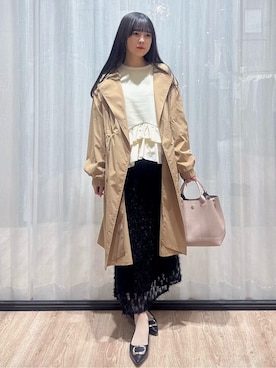 「index（インデックス）のアイテム（ジャケット/アウター）」を使った、ぞうげさん（レディース・158cm）の冬コーディネート