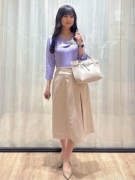 「THE SHOP TK （ザ ショップ ティーケー ）のアイテム」を使った、ぞうげさん（レディース・158cm）の春コーディネート