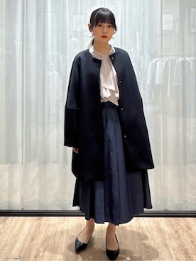 「THE SHOP TK （ザ ショップ ティーケー ）のアイテム」を使った、ぞうげさん（レディース・158cm）の冬コーディネート