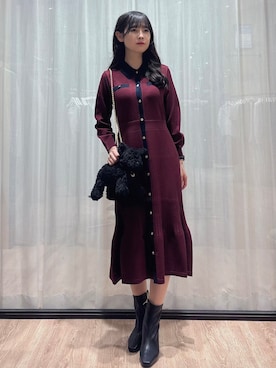 ぞうげさん(レディース・158cm)の秋コーディネート
