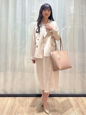 「index（インデックス）のアイテム（ジャケット/アウター）」を使った、ぞうげさん（レディース・158cm）の春コーディネート