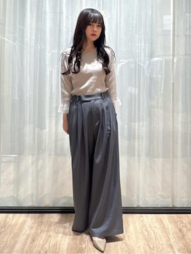 「THE SHOP TK （ザ ショップ ティーケー ）のアイテム」を使った、ぞうげさん（レディース・158cm）の春コーディネート