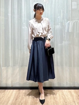 「THE SHOP TK （ザ ショップ ティーケー ）のアイテム」を使った、ぞうげさん（レディース・158cm）の冬コーディネート