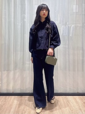 「index（インデックス）のアイテム（パンツ）」を使った、ぞうげさん（レディース・158cm）の冬コーディネート