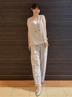 ぞうげさん（レディース・158cm）の夏コーディネート