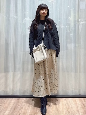 ぞうげさん（レディース・158cm）の冬コーディネート